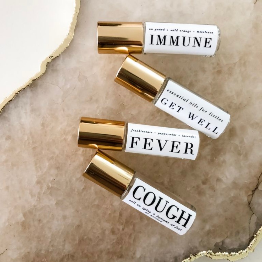 ✨4 Custom Essential Oil Rollers✨